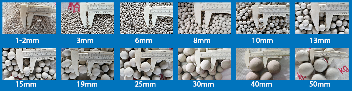 Inert ceramic ball specification