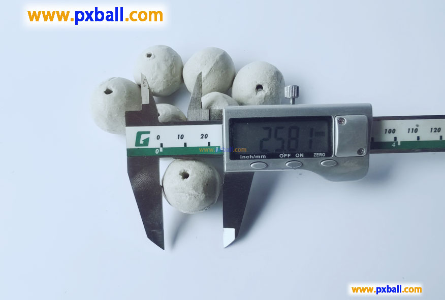 customized alumina ceramic inert packing ball 25mm