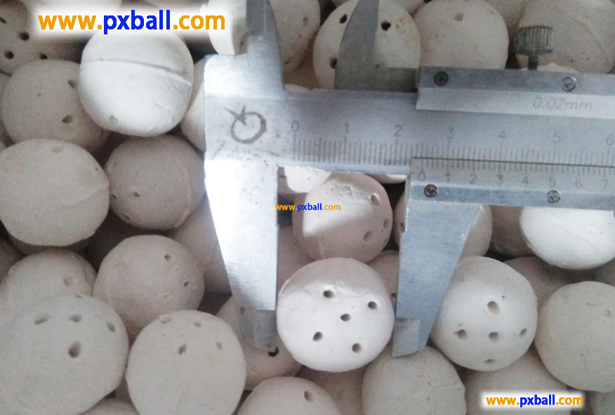 inert ceramic balls catalyst support