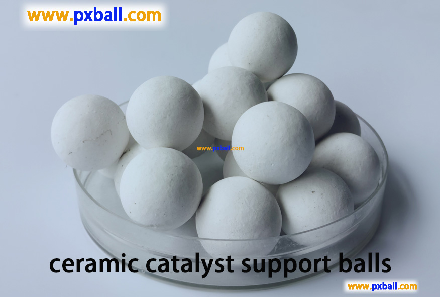 ceramic catalyst support balls