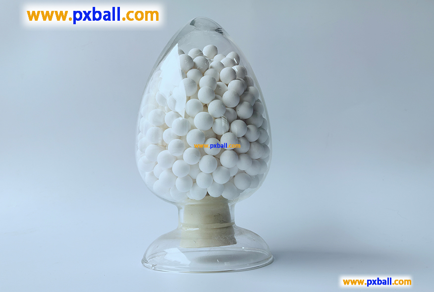 Inert alumina ceramic ball